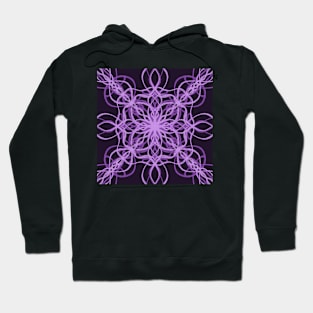 Purple abstract drawing Hoodie